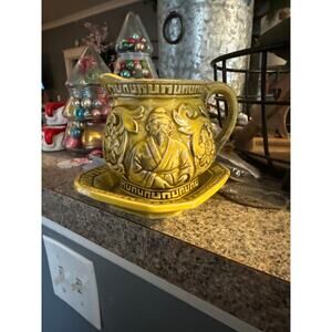 Vintage Japanese Majolica Mini Pitcher /creamer